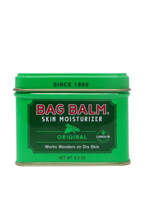 Vermont's Original Bag Balm Tin Utter Ointment 8 oz & 1 oz Pack