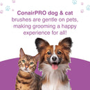 Conairpro Dog and Cat Small Slicker Brush Ideal for Shedding Smaller Breeds