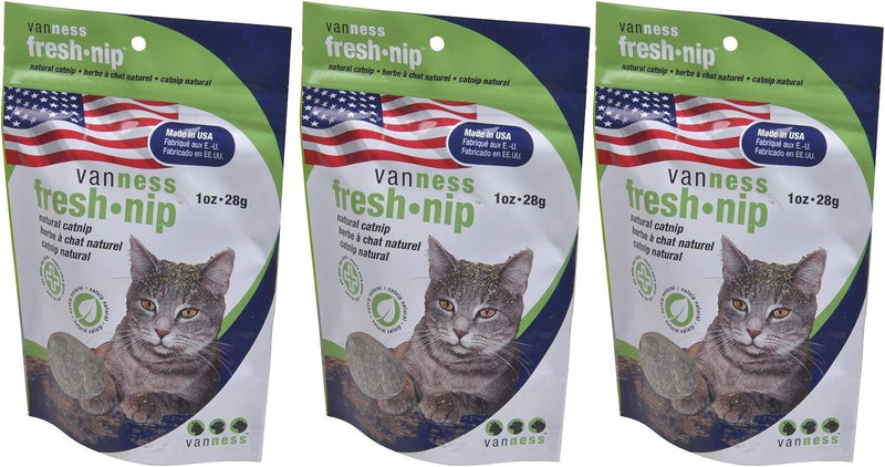 Van Ness Fresh-Nip Organic Catnip 1 oz. 3-Pack