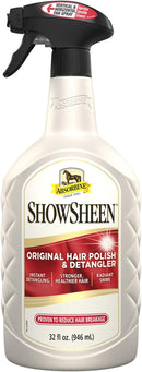 Absorbine Horse ShowSheen Hair Polish & Detangler Spray 32 oz.