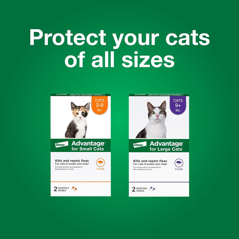 Advantage Topical Cat Flea Treatment and Prevention for Small Cats 2-9 lbs.