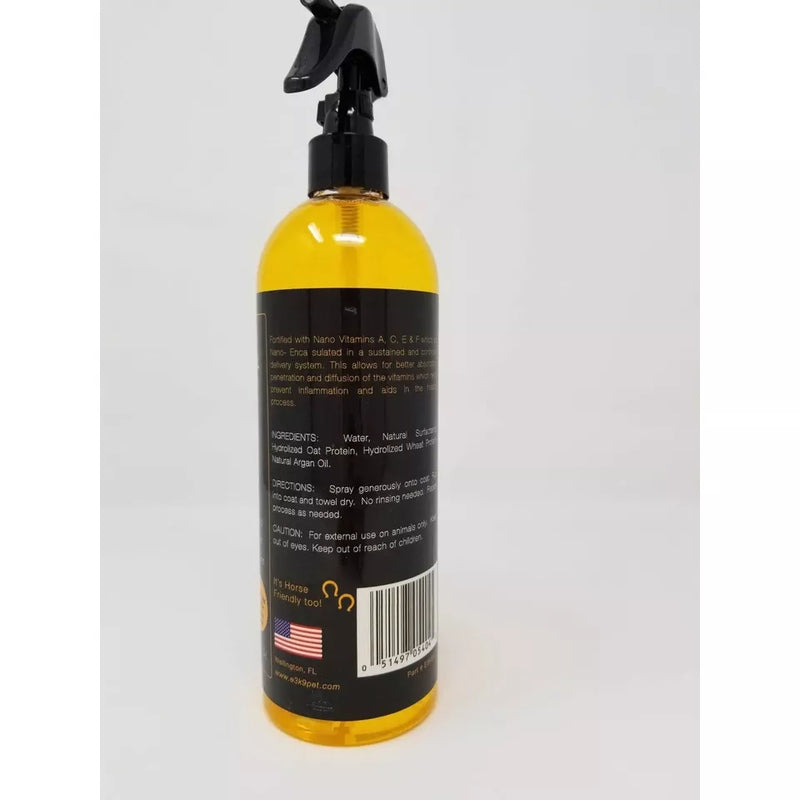 E3 K9 Water Less Argan Oil Shampoo 16 oz.