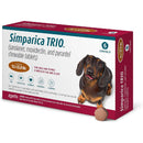 Simparica Trio Chewable Tablet for Dogs 11.1-22 lbs, 6 Chewable Tablets