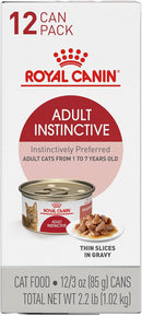 Royal Canin Adult Instinctive Thin Slices in Gravy Wet Cat Food 3 oz. 12-Pack