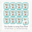 Purina Fancy Feast Petites Cat Food Pate, White Fish & Tuna, 12CT 24 Servings Box