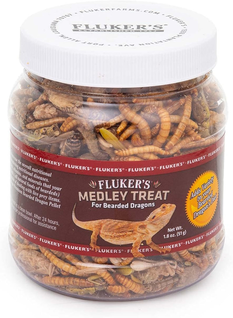 Fluker's Bearded Dragon Medley Treat Food 1.8 oz.