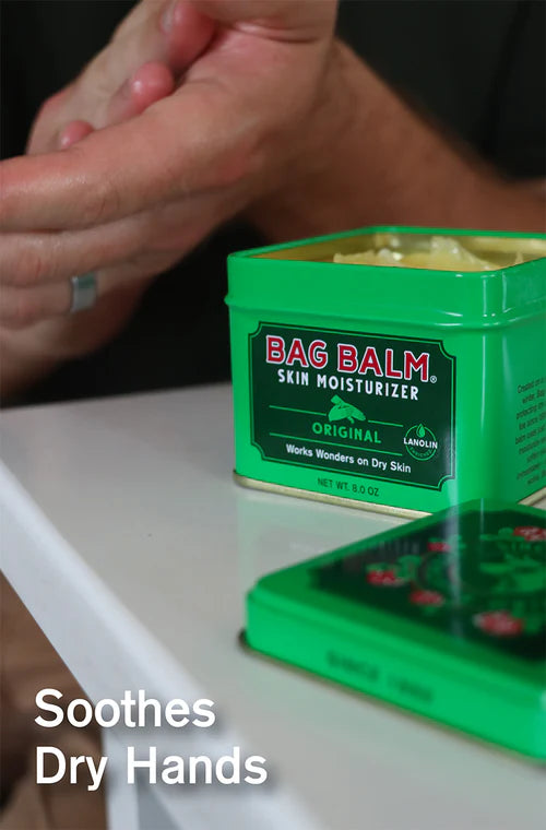 Vermont's Original Bag Balm Tin Utter Ointment 8 oz & 1 oz Pack