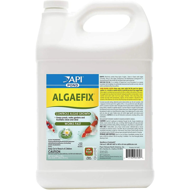 API Pond Algaefix Algae Control Solution 1 Gallon API