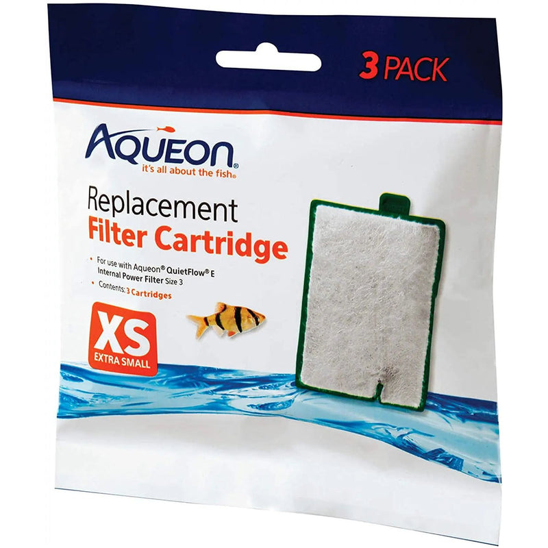 Aqueon Replacement Filter Cartridges Extra Small, 3-Pack Aqueon