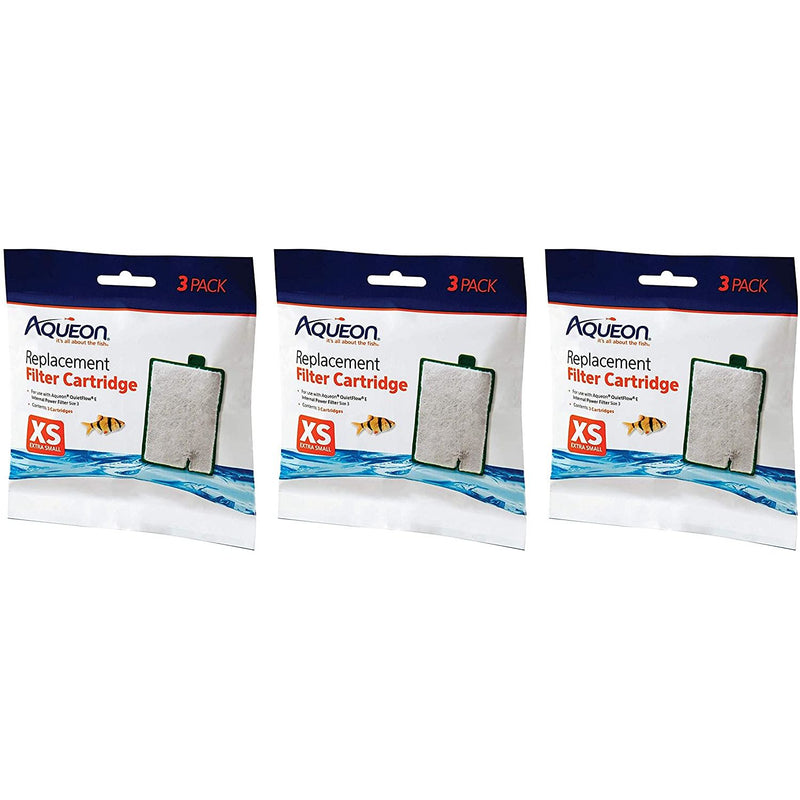 Aqueon Replacement Filter Cartridges Extra Small, 3-Pack Aqueon