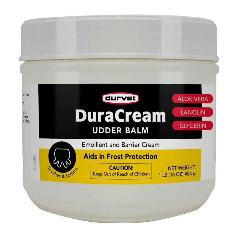 Durvet Duracream Emollient and Barrier Cream for Dairy Cattle Goats Sheep 1 lb. Durvet