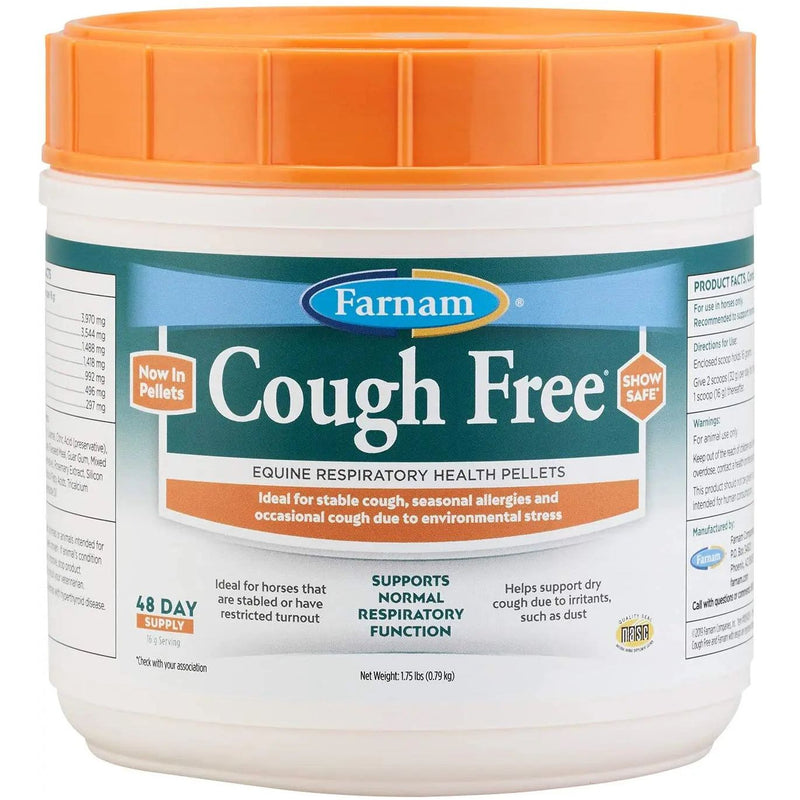 Farnam Cough Free Pellets for Horses 1.75 lb. Farnam