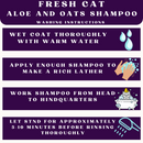 Piccardmeds4pets Fresh-Cat Aloe and Oats Shampoo 12 oz.