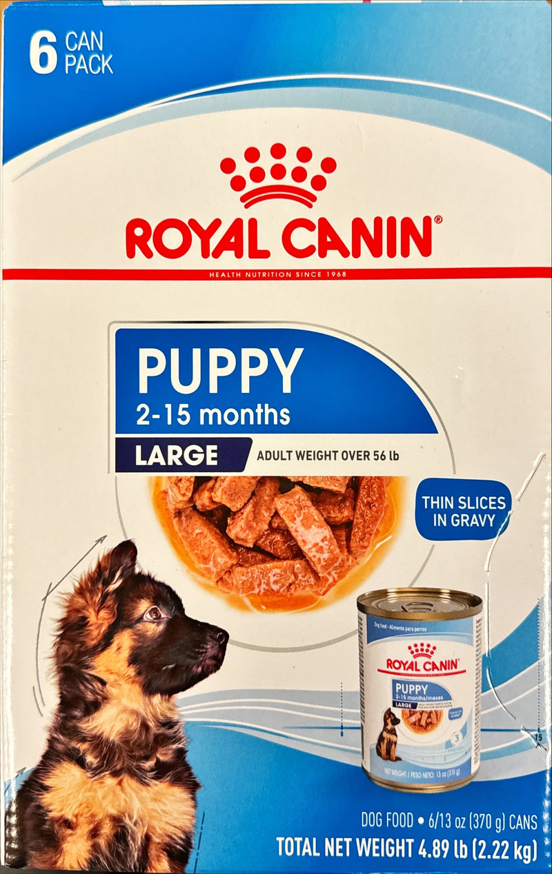 Royal Canin Large Puppy Thin Slices Wet Dog Food 13 oz. 6-Pack