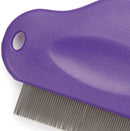 Master Grooming Tools Contoured Grip Flea Combs, Purple Master Grooming Tools