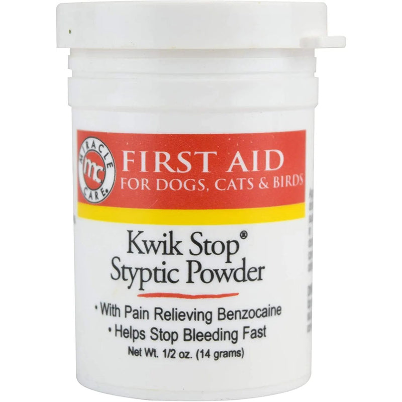 Miracle Care Kwik Stop Styptic Solution First Aid for Pets 0.5oz. Miracle Care