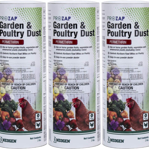 Prozap Garden & Poultry Dust For Insects 2lbs. 3-Pack