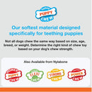 Nylabone Puppy Chew Toy & Treat Triple Pack SM/Regular, Pink Nylabone