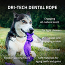 Playology Dri-Tech Pork Sausage Scent Dental Rope Dog Toy, Med PLAYOLOGY