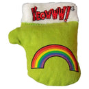 Yeowww! Holiday Catnip Kitten Mittens Cat Toy Green Rainbow Yeowww!