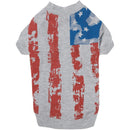 Zack & Zoey America's Pup Flag-Print Tee Shirt for Dogs, 14" Small/Medium Size Zack & Zoey
