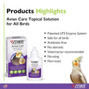Zymox Avian Care Topical Solution W/o Hydrocortisone 1.25 Oz. ZYMOX