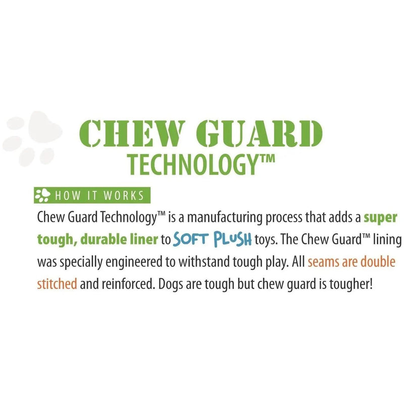 goDog Checkers Skinny Rooster Dog Toy w/Chew Guard Technology goDog
