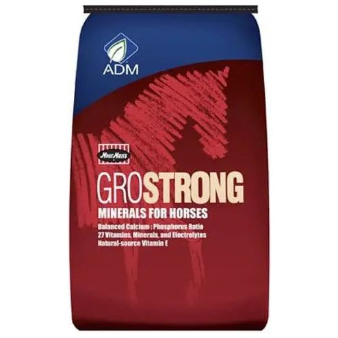 ADM Grostrong Horse Feed Vitamin & Mineral 25 lbs. ADM