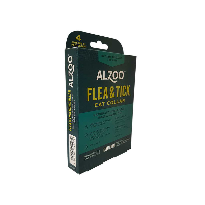 Alzoo Natural Flea Repellent Collar for Cats Alzoo