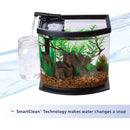 Aqueon LED MiniBow Aquarium Kit with SmartClean Technology White 2.5 Gallons Aqueon