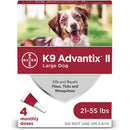Bayer K9 Advantix II Topical Flea Treatment 21-55 lbs 4-Pack Bayer