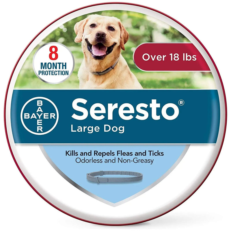 Bayer Seresto Flea & Tick Collar Large Dogs 8 Months Protection Bayer