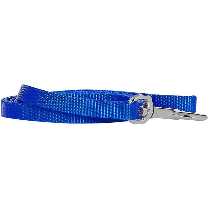 Coastal Pet Nylon Dog Leash with Bolt Snap, 3/8" x 4-Feet, Blue Coastal Pet