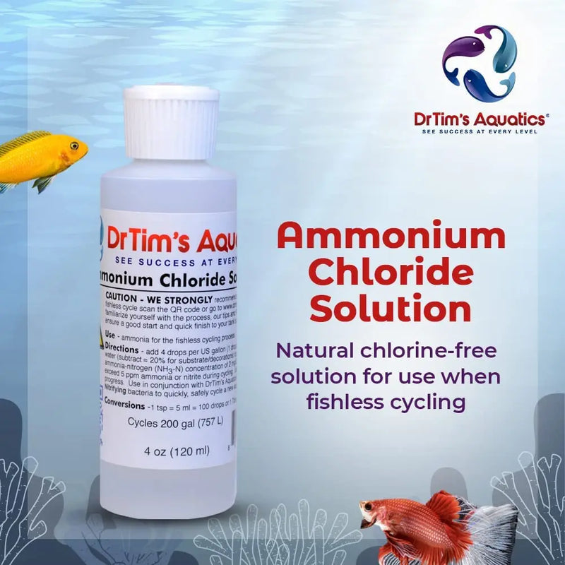DrTims Aquatics Ammonium Chloride Aquarium Treatment 2 oz. Dr. Tims Aquatics