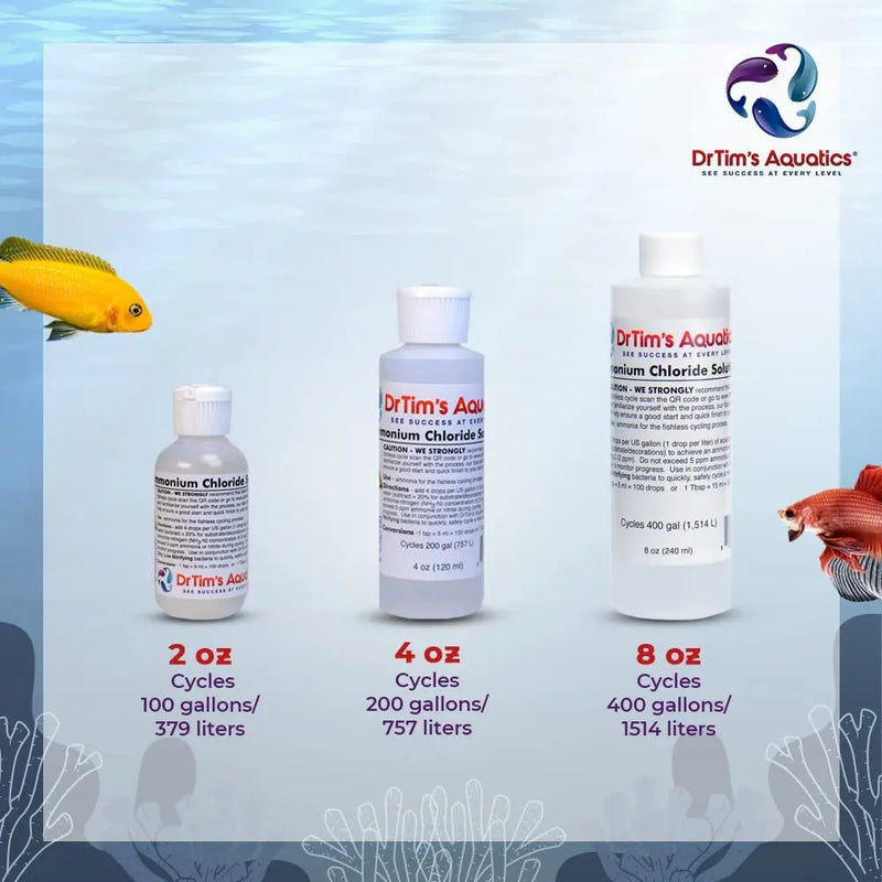 DrTims Aquatics Ammonium Chloride Aquarium Treatment 2 oz. Dr. Tims Aquatics