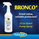 Farnam Bronco Equine Fly Spray Plus Citronella Repellent 32 oz. Farnam