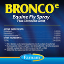 Farnam Bronco Equine Fly Spray Plus Citronella Repellent 32 oz. Farnam