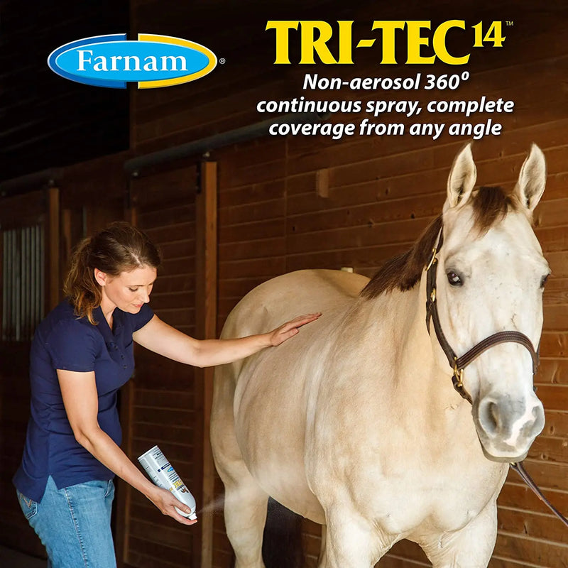 Farnam Tri-Tec 14 Fly Repellent for Horses 15 oz. Farnam