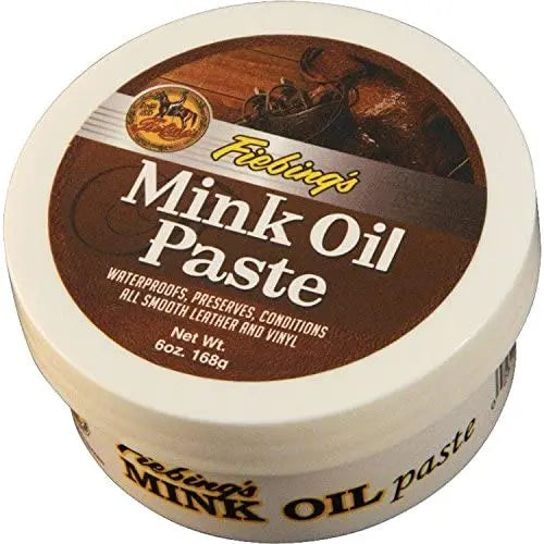 Fiebing's Mink Oil Paste 6 oz. Made in the USA Fiebings