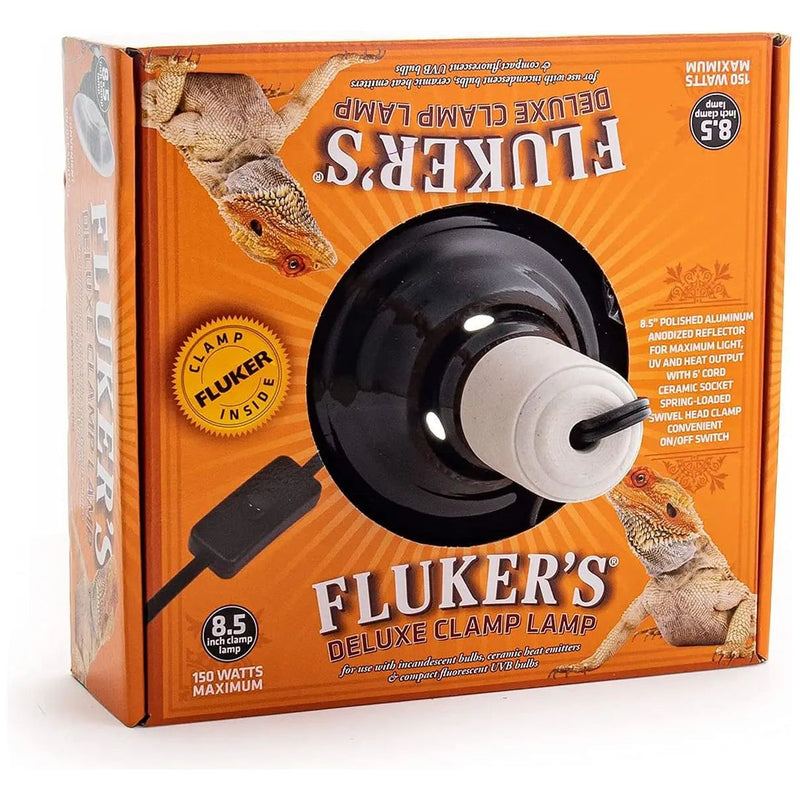 Fluker's Ceramic Clamp Lamp with Switch 8.5 in 150-Watt Fluker's