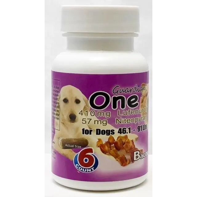 Guardian One Flea Monthly Prevention Caps for Dogs 46-91lbs 6ct Guardian