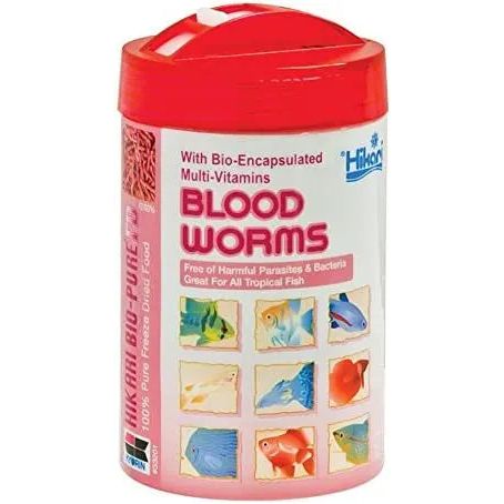 Hikari Bio Pure Freeze Dried Blood Worms 0.42 oz. Hikari