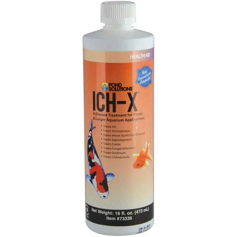 Hikari Ich-X Water Treatment Supplements Pond Solutions 16 oz. Hikari