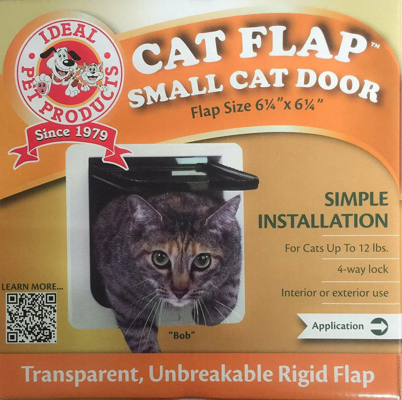 Ideal Pet Cat Flap Door with 4 Way Lock, 6.25" x 6.25" Flap Size Ideal Pet Products