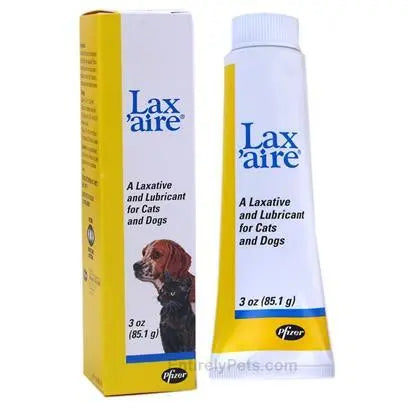 Lax'aire Laxative & Lubricant for Cats and Dogs Hairballs & More Pfizer