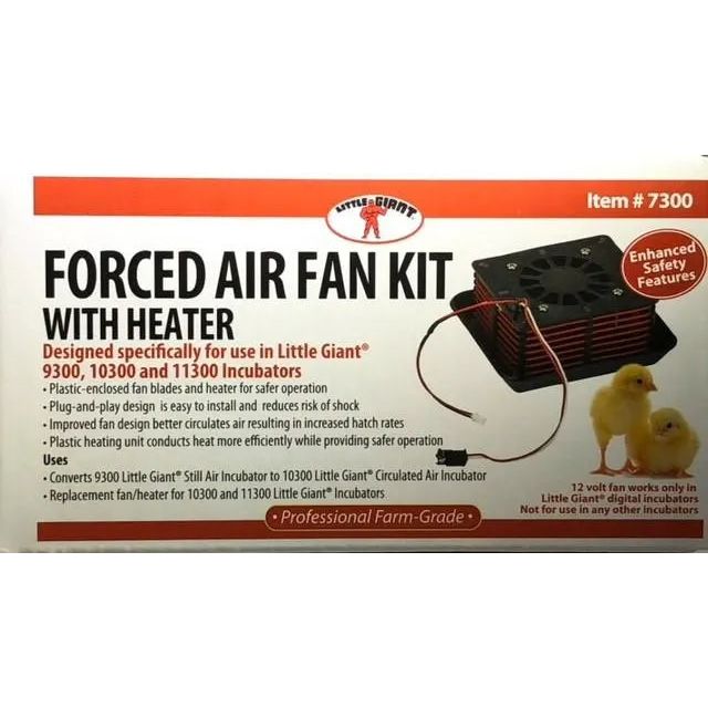 Little Giant 7300 Force Air Fan Kit with Heater Little Giant