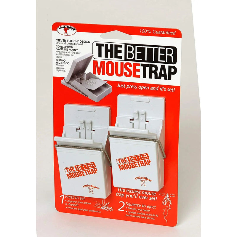 Little Giant Mouse Trap The Better Mouse Trap 2-Pack Miller Manufacturing
