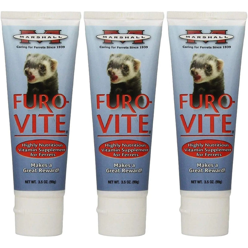 Marshall Furo-Vite Nutritious Ferret Vitamin Supplement 3-Pack Marshall Pet Products
