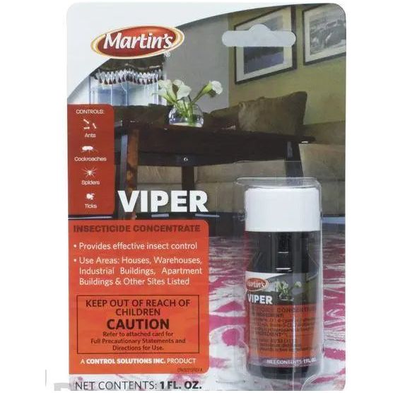 Martin's Viper Insecticide Concentrate Insect Control 1 oz. Martin's