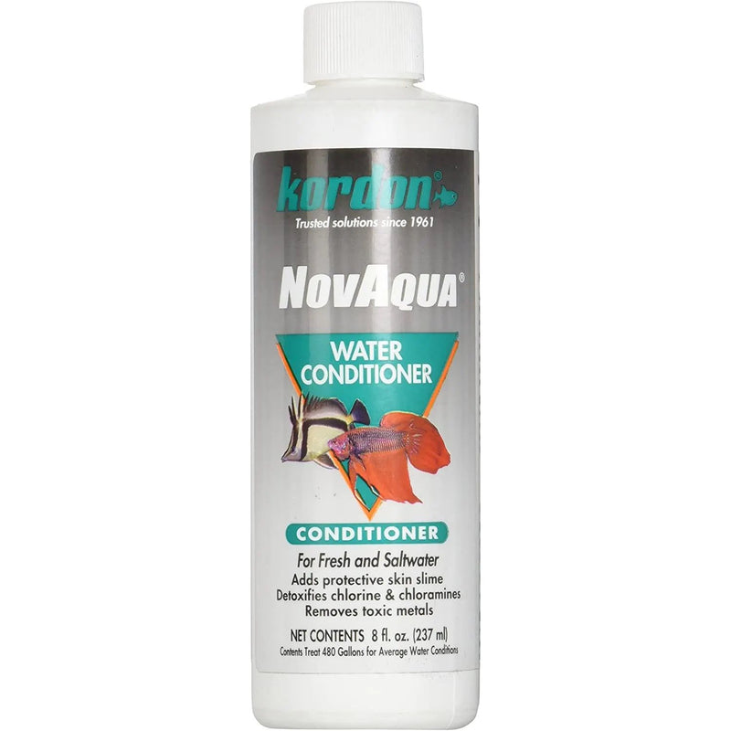 Novaqua Water Conditioner Aquariums & Ponds Fresh Saltwater 8 oz. Kordon